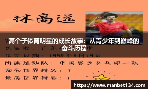 高个子体育明星的成长故事：从青少年到巅峰的奋斗历程